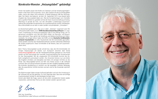 Editorial Gerald Heizungsjournal