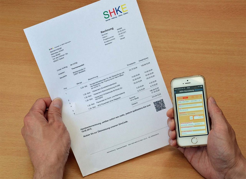 Abrechnen und zahlen mit GiroCode 13 Label-Software GiroCard