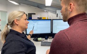 Labelwin im Buero Litiwn